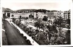 POSTAL MODERNA Niza el jardín Albert 1r y el casino