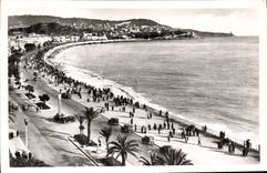 POSTAL MODERNA cuadro total Niza y la caminata del inglés