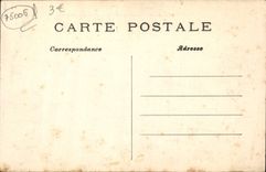 VINTAGE POSTCARD Paris Garden of Luxembourg the Senate Lion