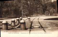 CPA Foret de Compiegne Emplacement du Wagon du Marechal Foch 