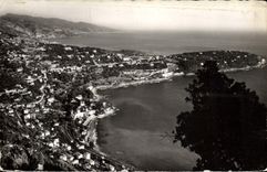 MODERN CARD Roquebrune Cape Martin Seen On Menton and Riviera Italian