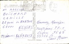 MODERN CARD Roquebrune Cape Martin Seen On Menton and Riviera Italian