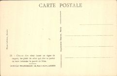 CPA Adieux au missionnaire Noviciat franciscain