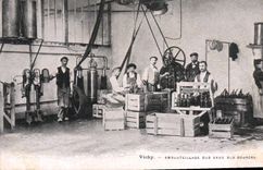 VINTAGE POSTCARD Hydrotherapy Vichy Congestion of water of the sources