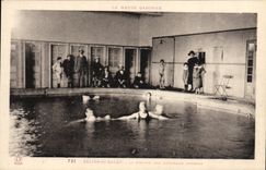 VINTAGE POSTCARD Hydrotherapy Dirtied of Salat the swimming pool of the new thermal baths