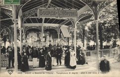 VINTAGE POSTCARD Hydrotherapy Vichy Source of the hospital