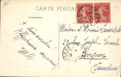 VINTAGE POSTCARD Hydrotherapy Vichy Chomel Source
