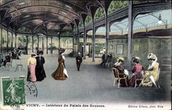CPA Thermalisme Vichy Interieur du palais des Sources