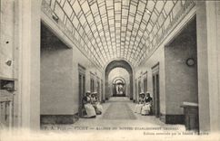 VINTAGE POSTCARD Hydrotherapy Vichy Gallery of the new hydropathic establishment