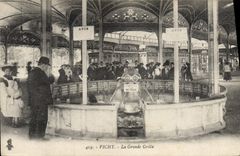 VINTAGE POSTCARD Vichy Hydrotherapy the large grid
