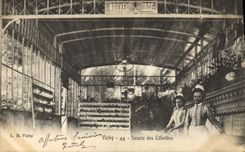 VINTAGE POSTCARD Hydrotherapy Vichy Source of Celestins