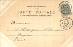 VINTAGE POSTCARD Hydrotherapy Vichy Source of Celestins