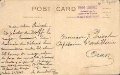 CPA Lutte Wolff Dedicacee