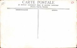 VINTAGE POSTCARD Boat Bordeaux Steamer a deck chair