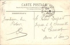 VINTAGE POSTCARD Boat Steamer Le Havre Provence