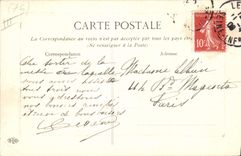 VINTAGE POSTCARD Boat Steamer Le Havre the basin of the Entered Eure of a deck chair