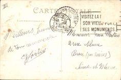 VINTAGE POSTCARD Boat Steamer At sea outgoing Steamer by heavy weather