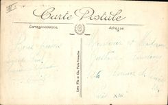 VINTAGE POSTCARD Boat Transatlantic liner in the storm