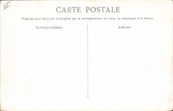 VINTAGE POSTCARD Boat Steamer Marseilles Departure of a deck chair