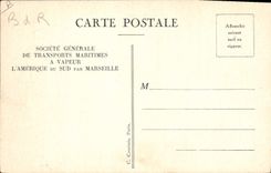 CPA Bateau Paquebot SGTM cabine de 1ere classe a une place