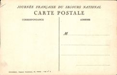 VINTAGE POSTCARD Fantasy Illustrator Willette Marianne Militaria