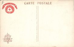 Museo de Militaria de la POSTAL de la VENDIMIA del francés el ejército de Canon de la pantalla 75 de la vuelta de los soplos de la línea de fuego