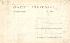 VINTAGE POSTCARD Militaria Put out of battery of pieces of artillery heavy of 155 short