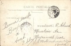 VINTAGE POSTCARD Militaria That which will sweep them Rimailho of 155