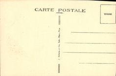 VINTAGE POSTCARD Road of Beuil Falls of Cians in winter