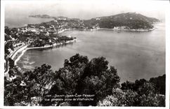 VINTAGE POSTCARD Holy Jean Cape Ferrat View Taken of Villefranche