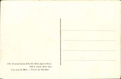 VINTAGE POSTCARD Peira Undermined Seen on the sea