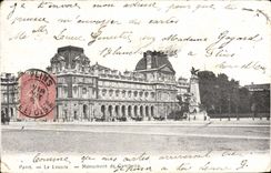 CPA Paris Le Louvre Monument de Gambetta