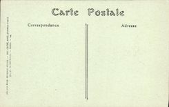 VINTAGE POSTCARD Paris Garden of Tileries the Truth by Cavelier