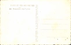 CPM Paris Perspective des 7 ponts