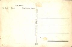 MODERN CARD Paris Crowns Heart of Montmartre
