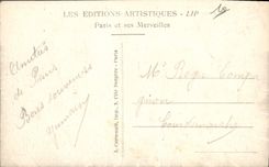 CPA Paris Vue Generale du Louvre le Jardin des Tuileries et l'Arc de Triomphe du Carrousel