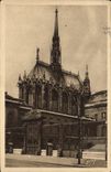 VINTAGE POSTCARD Paris Sainte the Vault and the grid of the law courts