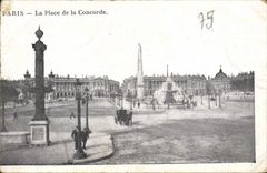 CPA Paris La Place de la Cocorde