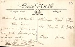 VINTAGE POSTCARD Paris the Holy Boulevard Denis