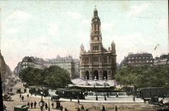 CPA Paris Eglise de la Trinite