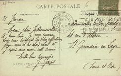 VINTAGE POSTCARD Paris Bois de Boulogne Trifle the Orangery