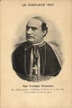 VINTAGE POSTCARD Conclave 1903 Mgr Svampa Domenico Montegranaro Fermo