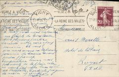 CPA Thermalisme Vichy Source Grande grille