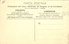 VINTAGE POSTCARD Pougues Hydrotherapy Water hydropathic establishment and Splendid Hotel