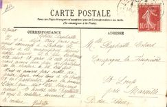CPA Thermalisme Lourdes Les brancardiers descendant les malades Train