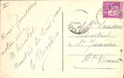 VINTAGE POSTCARD Hydrotherapy Capvern Establishment of the baths of Bourride and its underwoods