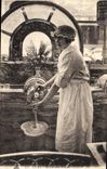 VINTAGE POSTCARD Hydrotherapy Vichy Donneuse of water