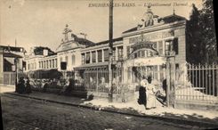 VINTAGE POSTCARD Enghien Hydrotherapy les Bains