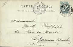 VINTAGE POSTCARD Hydrotherapy Luchon Hydropathic establishment and the place of Quincunxes