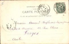 CPA Lutte Avignon Square St Martial Les lutteurs par Charpentier